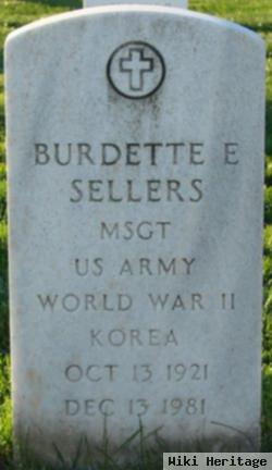 Burdette Earl Sellers