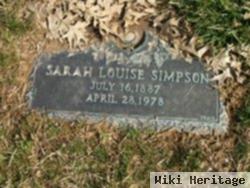 Sarah Louise Simpson