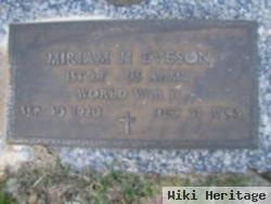 Miriam H Eveson