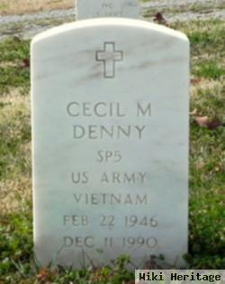 Cecil M Denny