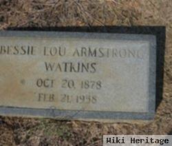 Bessie Lou Armstrong Watkins