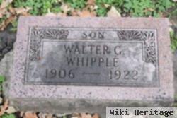 Walter G Whipple