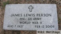 Pfc James L "lefty" Person