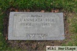 Junea Anneata Poe Rice