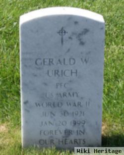 Gerald W Urich