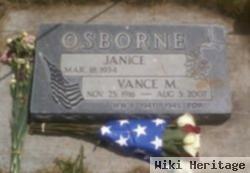 Vance M Osborne