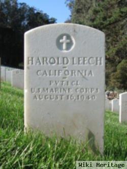 Pfc Harold Leech