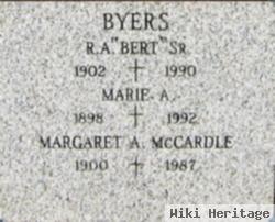 Robert A "bert" Byers, Sr