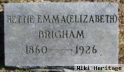 Bettie Emma "elizabeth" Brigham