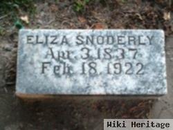 Mary Elizabeth "eliza" Curl Snoderly