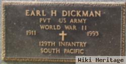 Pvt Earl H. Dickman