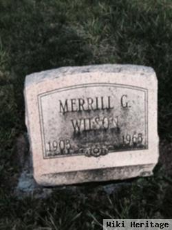 Merrill G Wilson