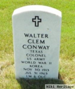 Walter C Conway