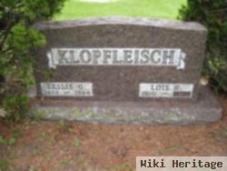 Leslie Gilbert Klopfleisch