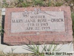 Mrs Mary Jane Merkey Quick