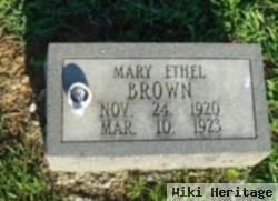 Mary Ethel Brown