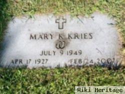 Mary Katherine Simmons Kries