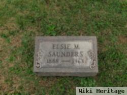 Elsie M Saunders