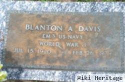 Blanton A Davis