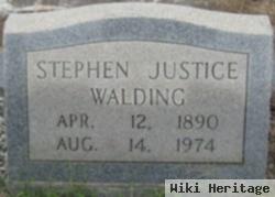 Stephen Justice Walding, Sr