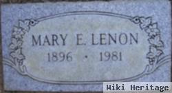 Mary E Lenon