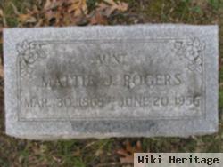 Mattie J Rogers