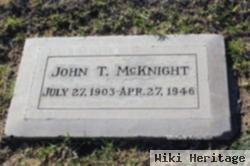 John T Mcknight