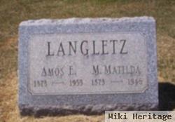 Amos E Langletz