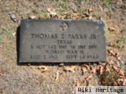 Sgt Thomas Zebede Parks, Jr