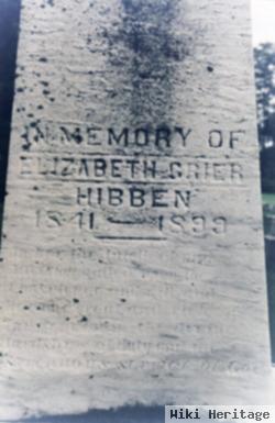 Elizabeth "libby" Grier Hibben