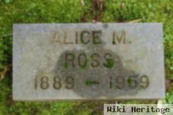 Alice M Ross