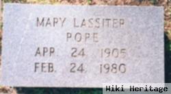 Mary E Lassiter Pope