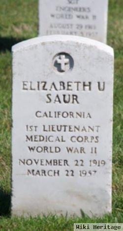 Elizabeth U Saur