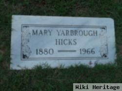 Mary Yarbrough Hicks