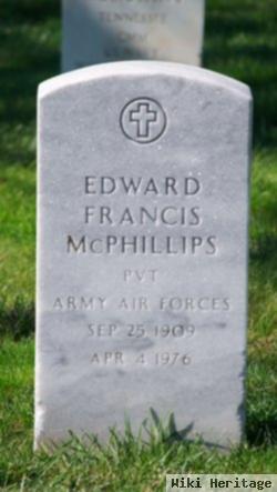 Edward Francis Mcphillips