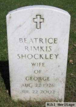 Beatrice Rimkis Shockley