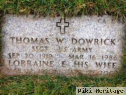 Thomas W Dowrick