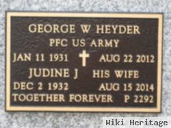 Pfc George W. Heyder