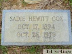 Sadie Hewitt Cox