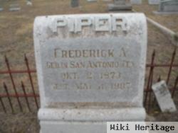 Frederick A. "fritz" Piper