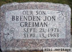 Brenden Jon Greiman