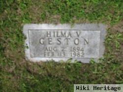 Hilma V Geston