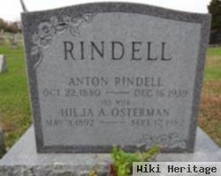 Hilja A Osterman Rindell