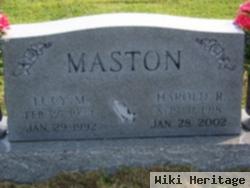 Harold R Maston