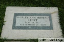 Shirley Ann Hibberd Lent