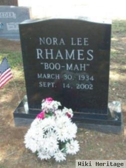 Nora Lee "boo-Mah" Mackenroth Rhames