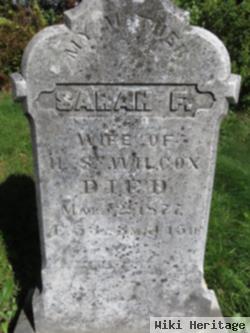 Sarah F Wilcox