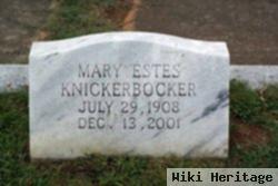 Mary E Knickerbocker