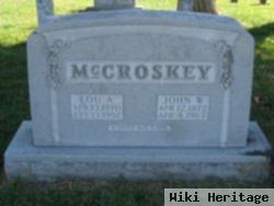 John W Mccroskey