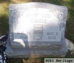 Mary Lou Kimble